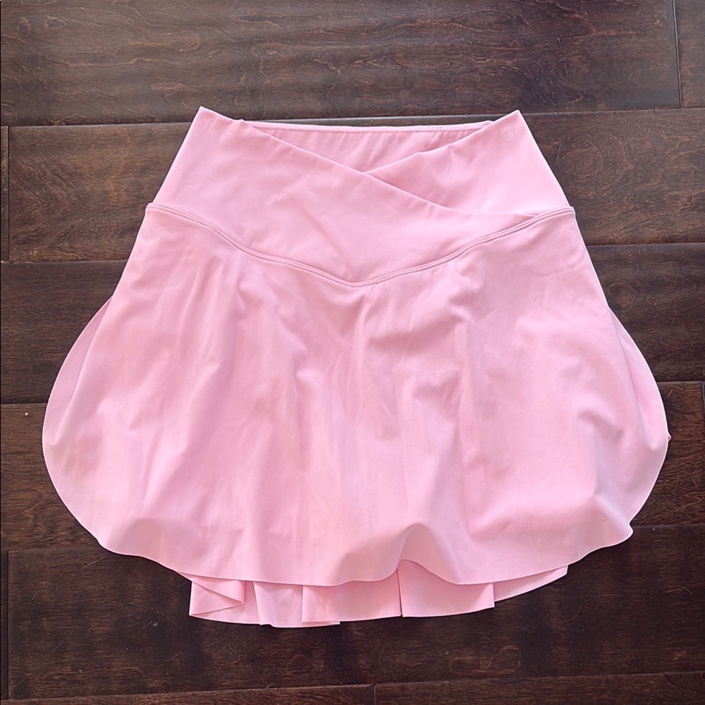 HALARA Light Pink Skater Skirt